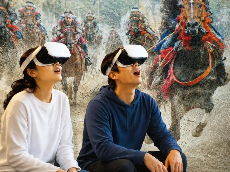 相馬野馬追 VR体験